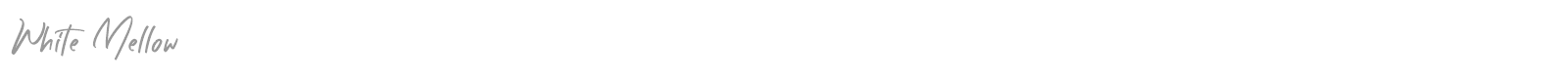White Mellow font preview